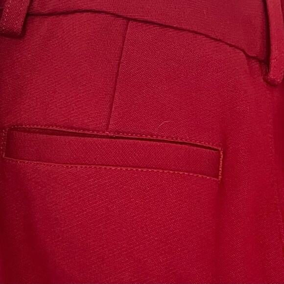 cAbi Ava Dark Red / Burgundy Straight Leg Trousers / Dress Pants  Size 4 - Picture 5 of 14